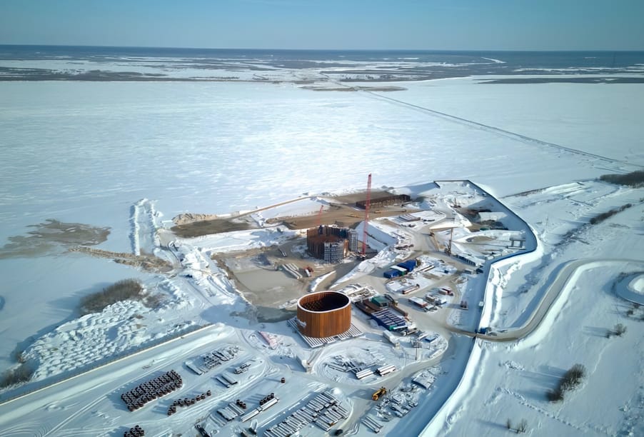 При строительстве моста через Лену в Якутии используются уникальные технологии